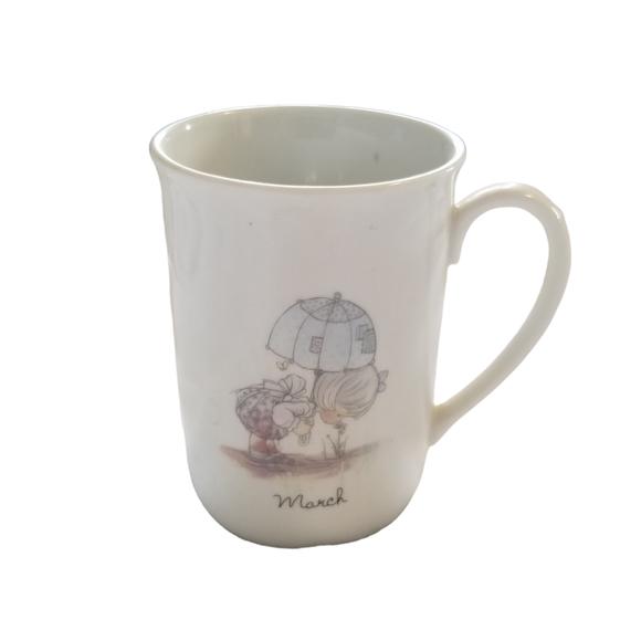 Vintage Precious Moments March Mug - Picture 1 of 6